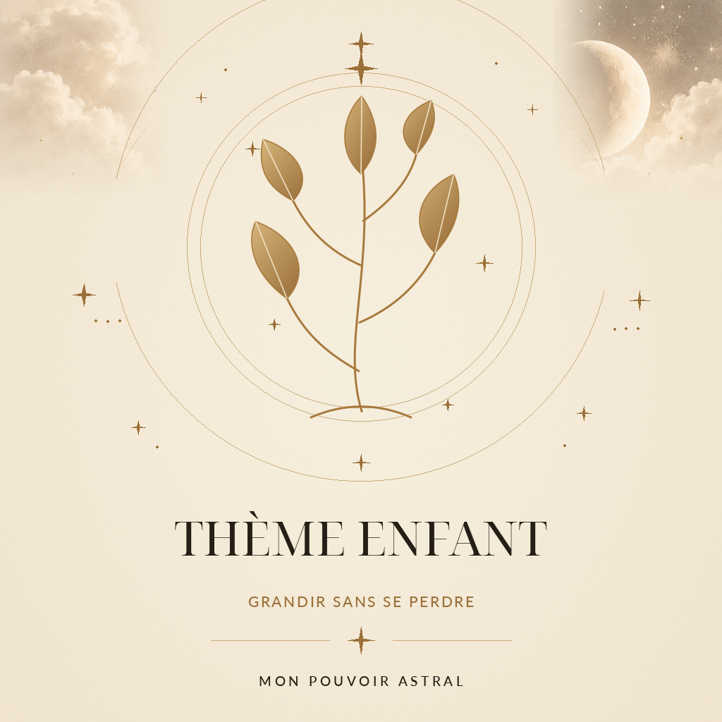 Thème enfant — Grandir sans se perdre — Mon Pouvoir Astral